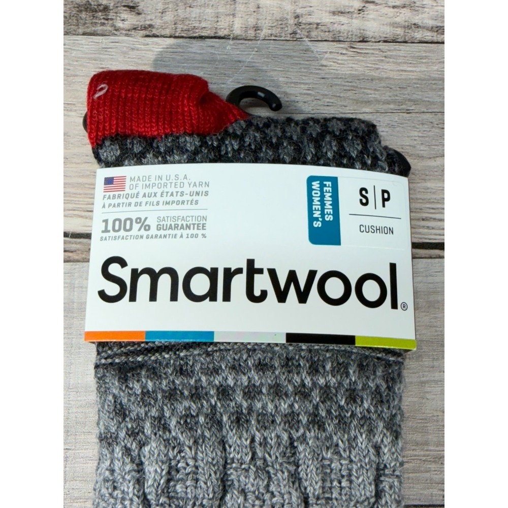 New Smartwool Women Wool Socks Gray Small Made in USA - Picture 2 of 8